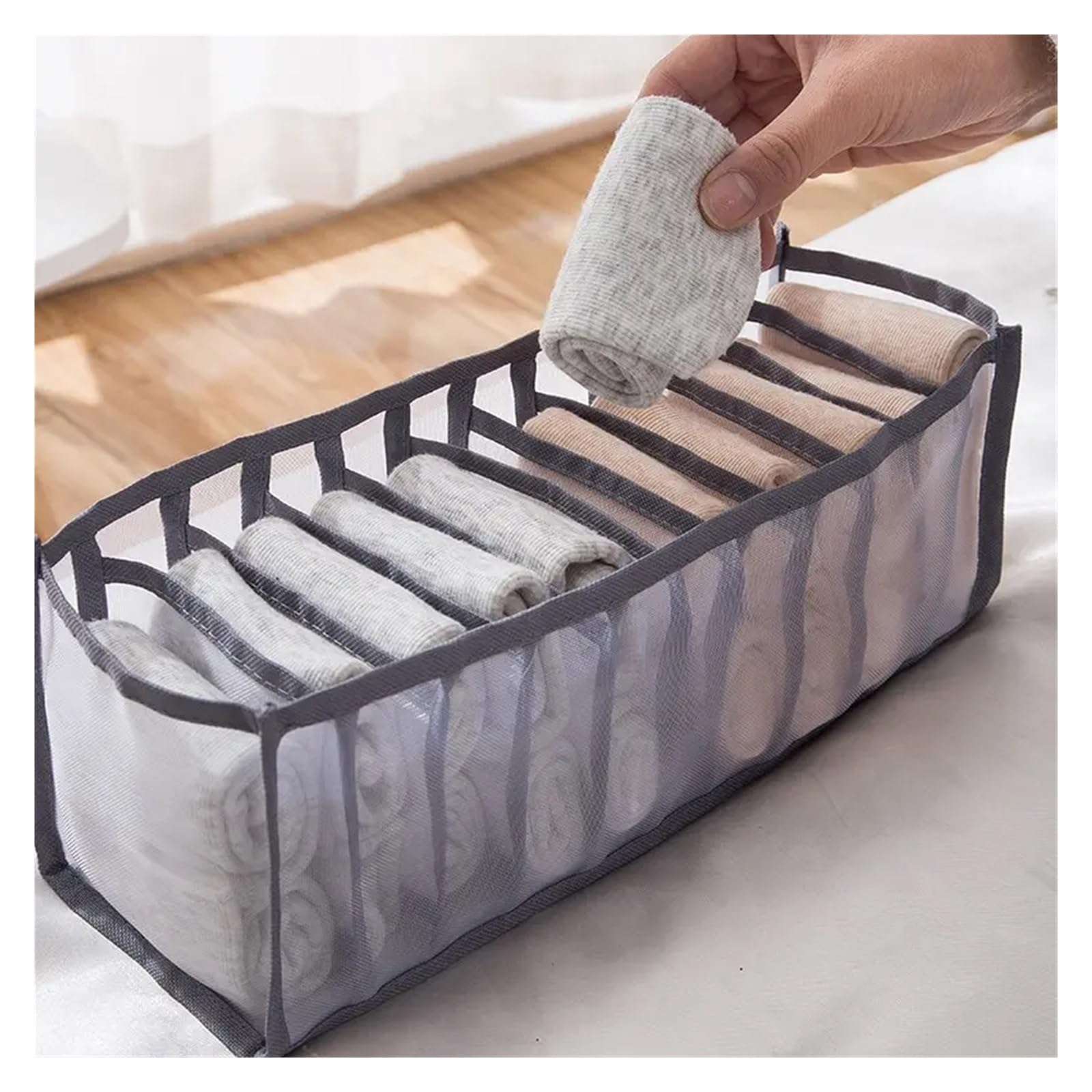 Cajas Organizadoras Cajones Underwear Bra Organizer Storage Box Drawer Closet Organizers Divider Boxes For Scarves Socks