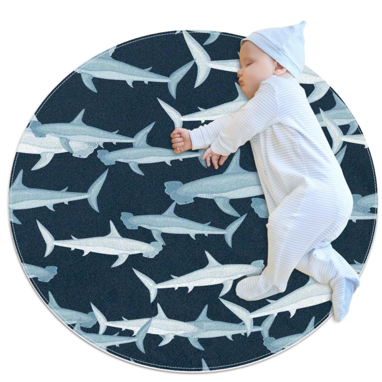 Tapis de salle de bain requin marteau pour éviter les glissades sur sol humide avec style