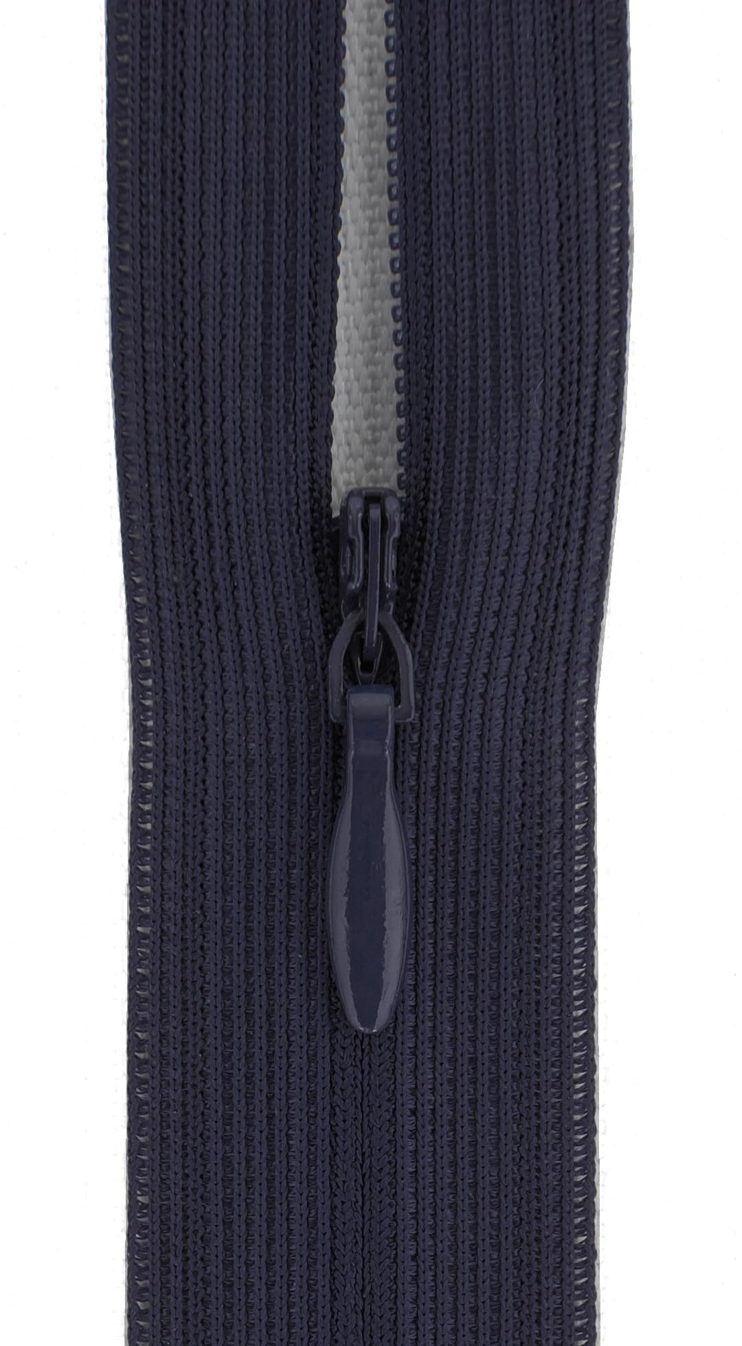 #3 Flexi Invisible Close-End Zip, 5 Zips, Concealed Zipper for Dresses & Skirts, Soft Stretch Tape