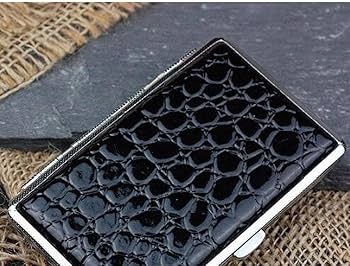 タバコ入れ Amazon.co.jp: ワニ 革 クロコダイル 風 シガレット タバコ
