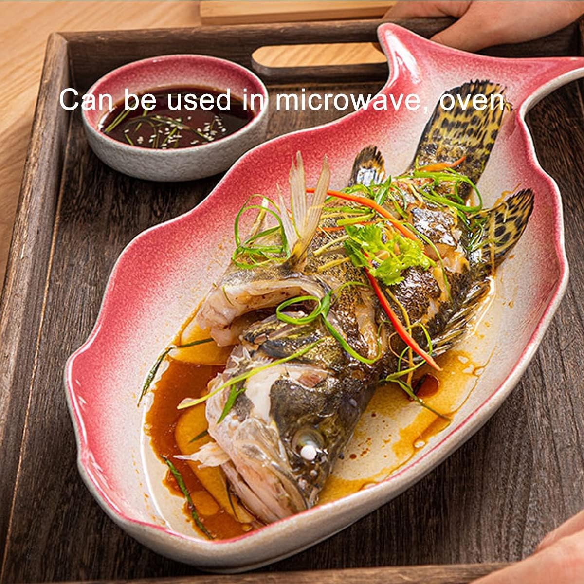 Platos de cena, vajilla de cerámica, plato de pescado, bandejas de comida, plato de cerámica, bandeja for servir aperitivos, plato de almacenamiento for sushi, aperitivo, fruta, queso, vajill