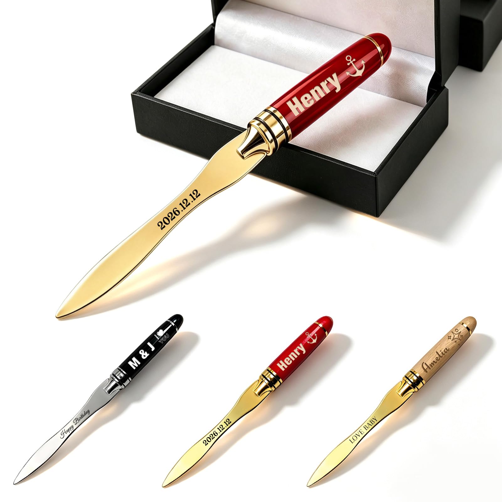 Personalized Letter Opener Custom Engraved Envelope Mail Slitter