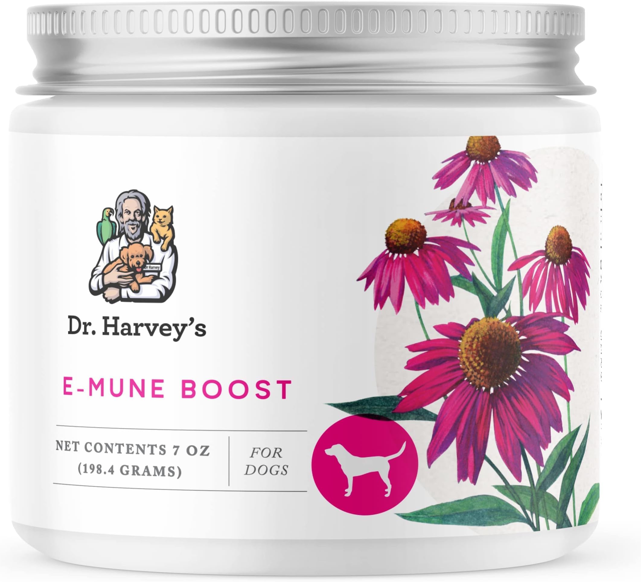 Dr. Harvey's Emune Boost Herbal Immune System Supplement for Dogs, Holistic Formula (7 Oz)