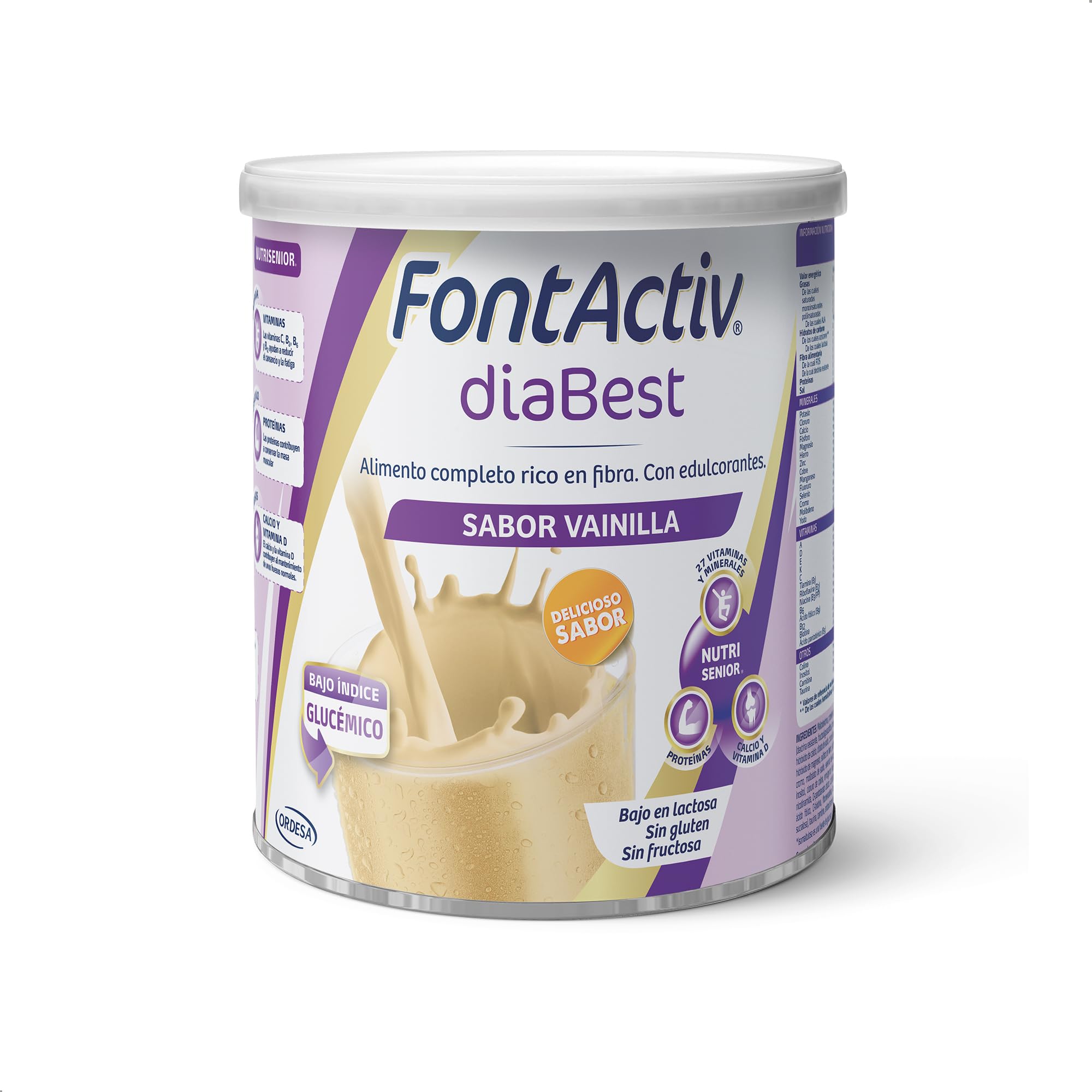 Fontactiv Diabest Vainilla Bote 400G