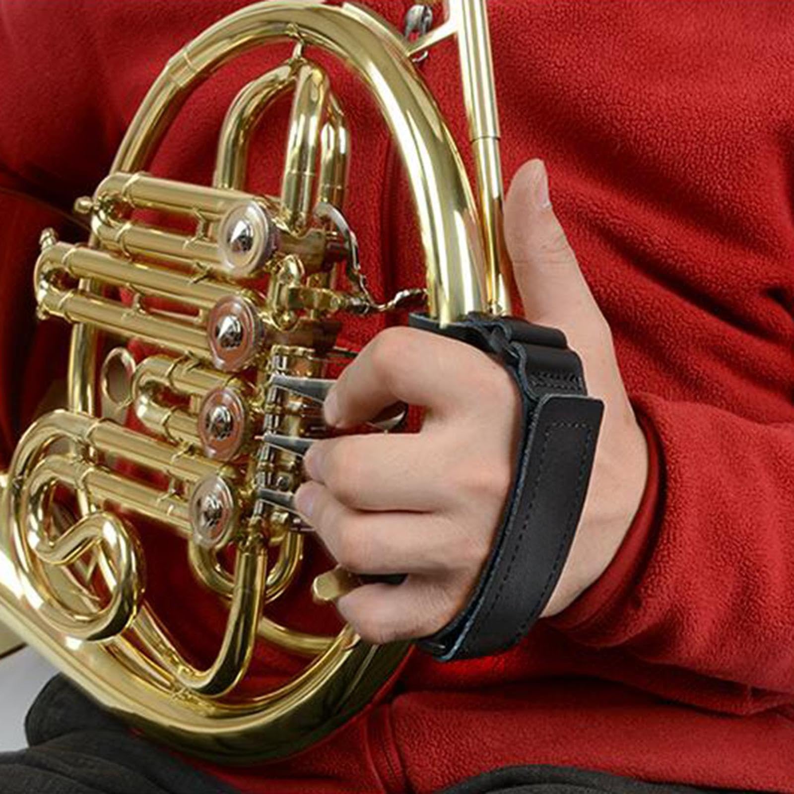 Protezione In Pelle Per Corno Francese | Presa Antiscivolo | Facile Da Installare | Durevole E Confortevole