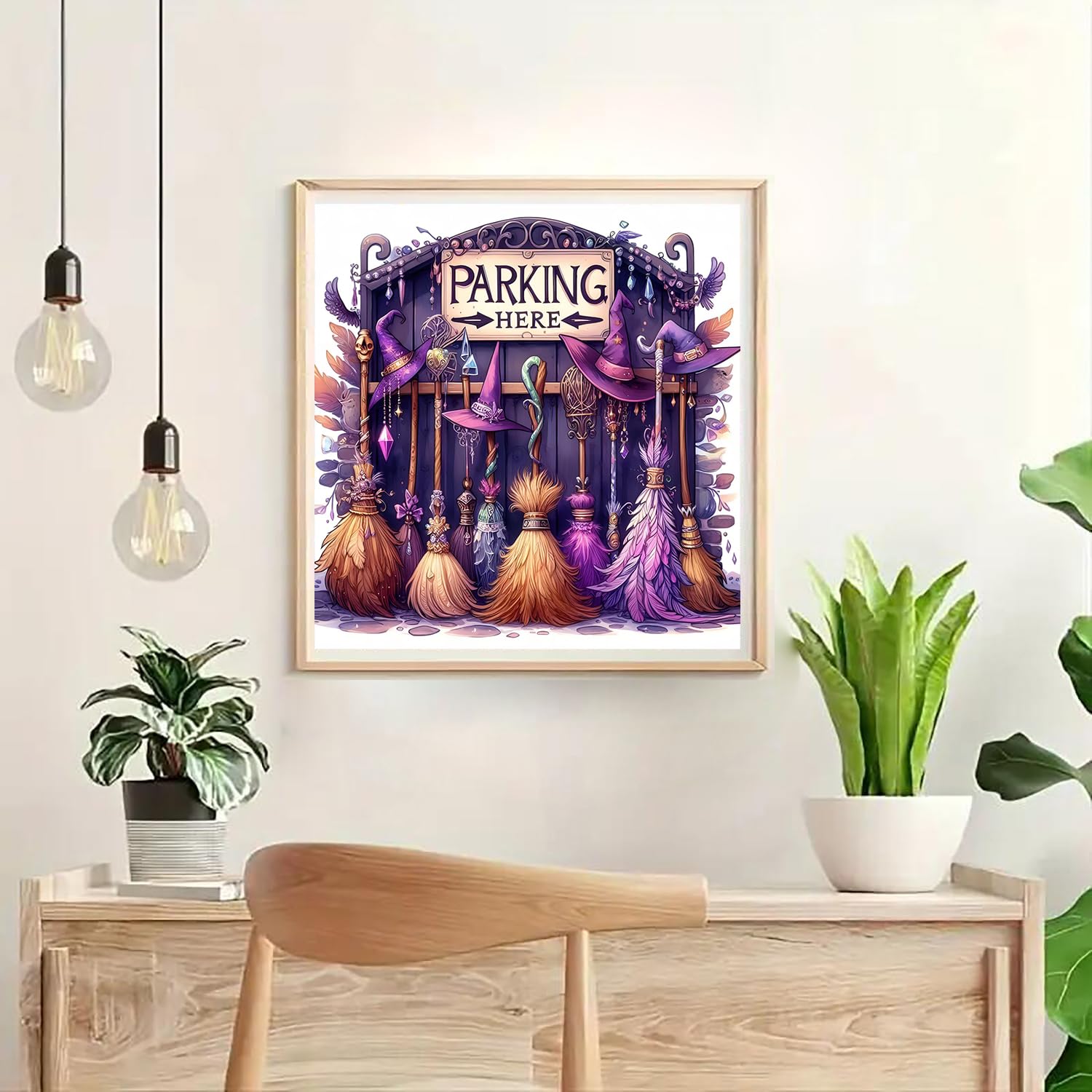 Diamond Art Kits - Witch Broom Parking -3