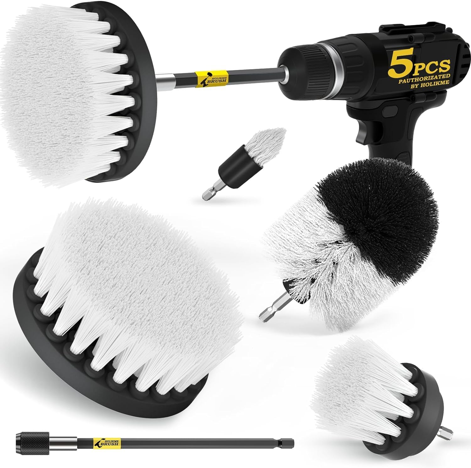 Drill Brush Power Scrubber Set