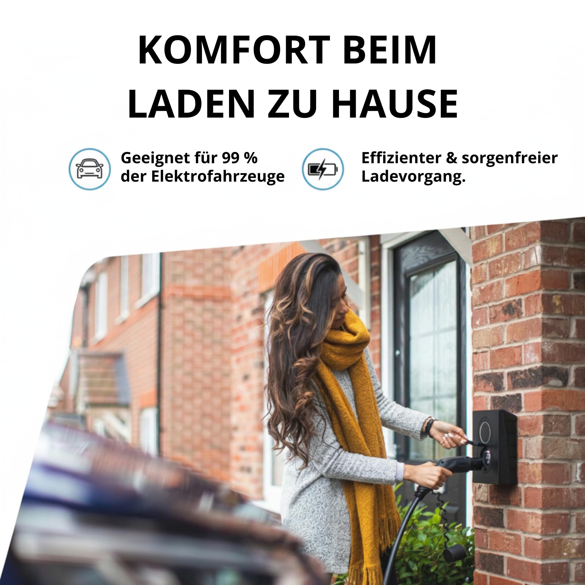 LDY Typ 2 Ladekabel 11kw 15 Meter, Kabel Elektroauto Modus 3 / 16A / 3-Phasig, Ladekabel Elektroauto Typ 2 auf Type 2, Ladekabel e Auto