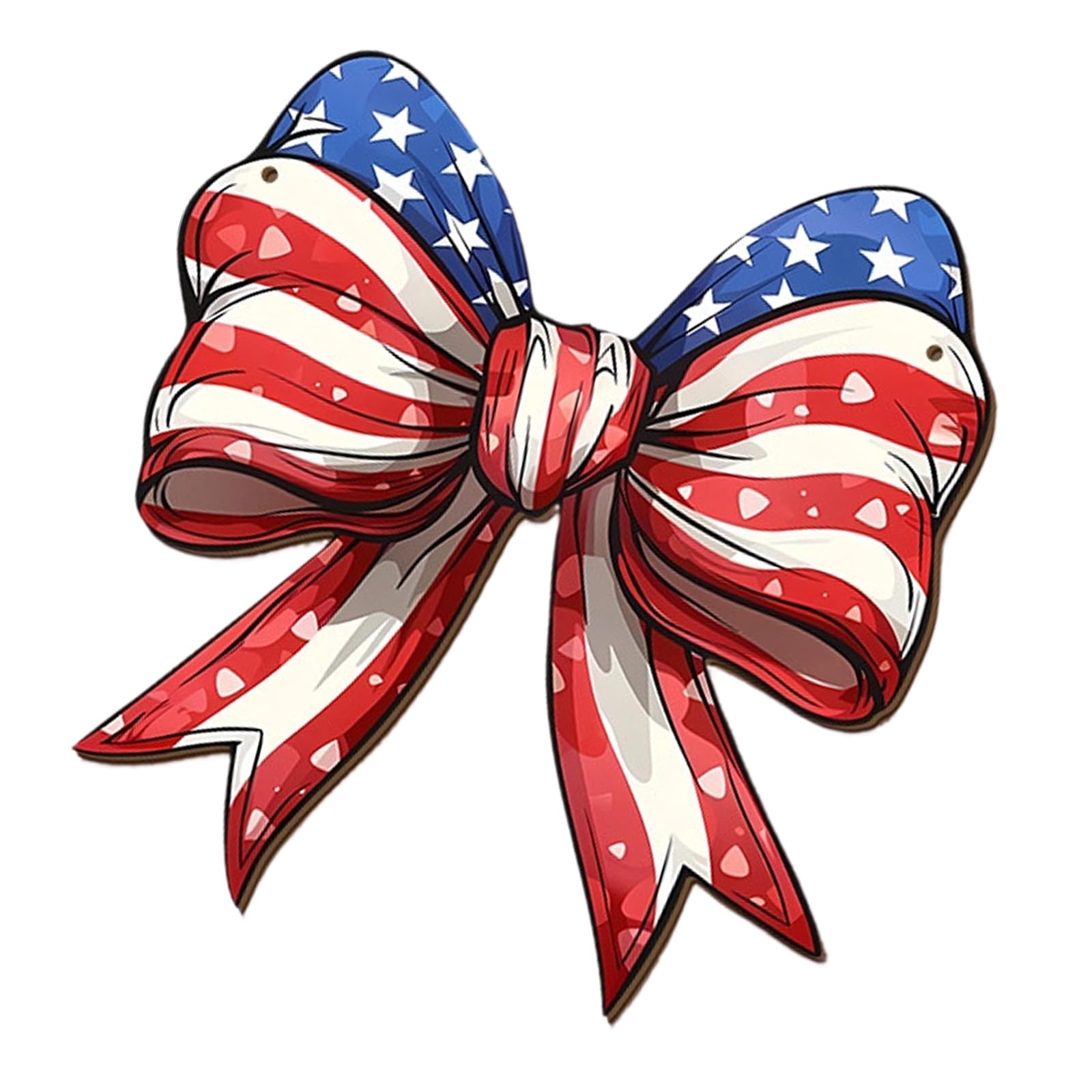 US 250th Anniversary Patriotic Wooden Door Hanging Wreath Sign for Independence Day Home Decor Wood Wreath Hanging Decors