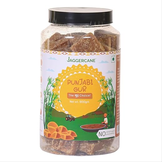 Jaggercane Jaggery Cubes 900gms [Pure, Natural, No Preservatives Added, chemical free], Jaggery Cube, Gud Jaggery