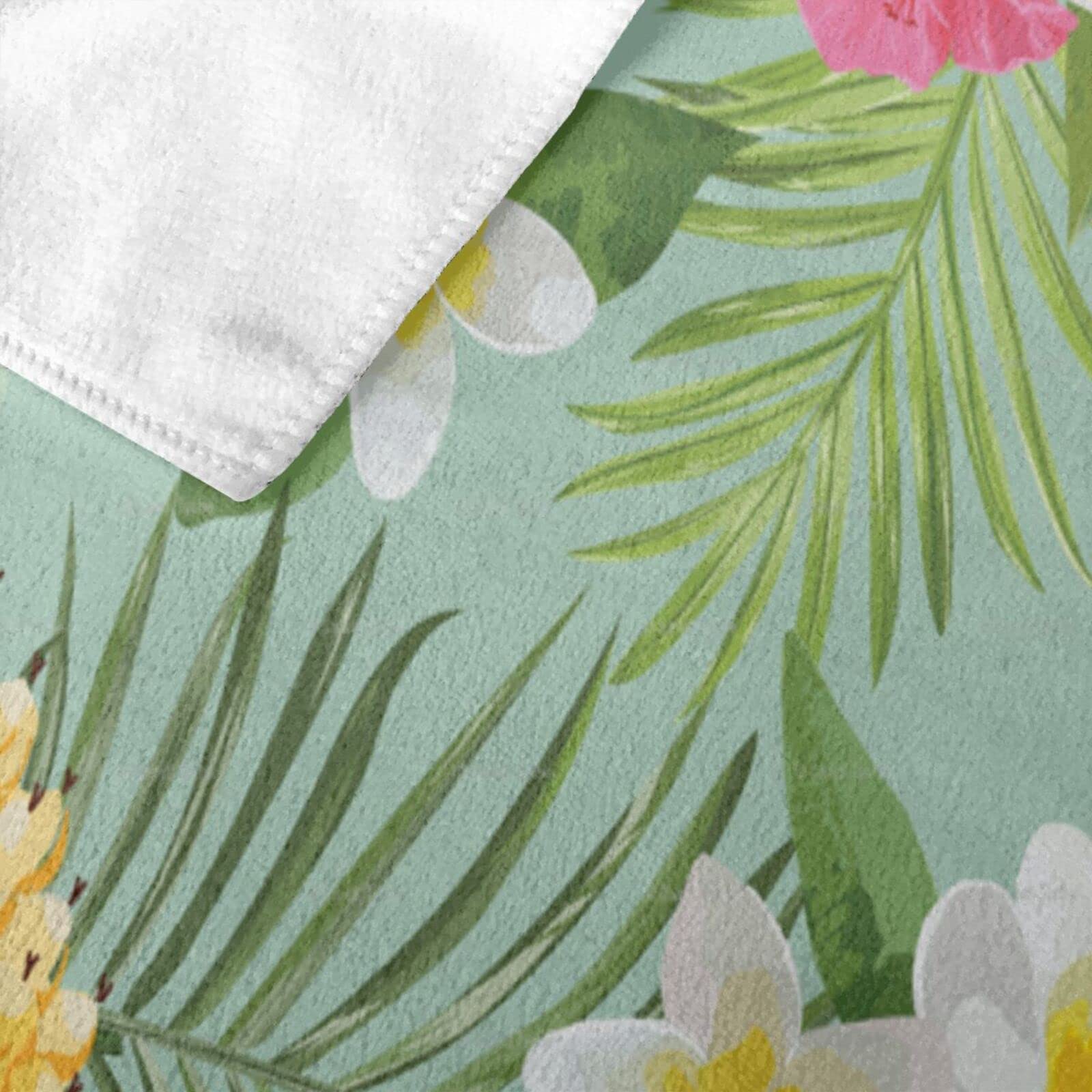 Amazon｜ハワイアンパイナップル バスタオル タオル ビーチタオル 人気