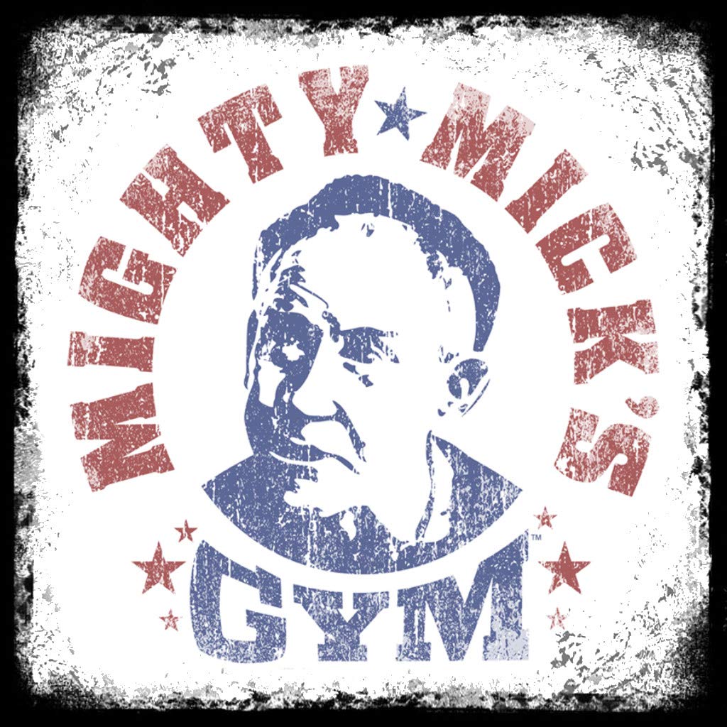 BigBazza Vintage Advertising Wall Tin Plaque Large Square 20x20cm Pub Shed Bar Man Cave Home Bedroom Office Kitchen Gift Metal Sign - Mighty Micks Mickey Gym Fight Rocky Movie inspired