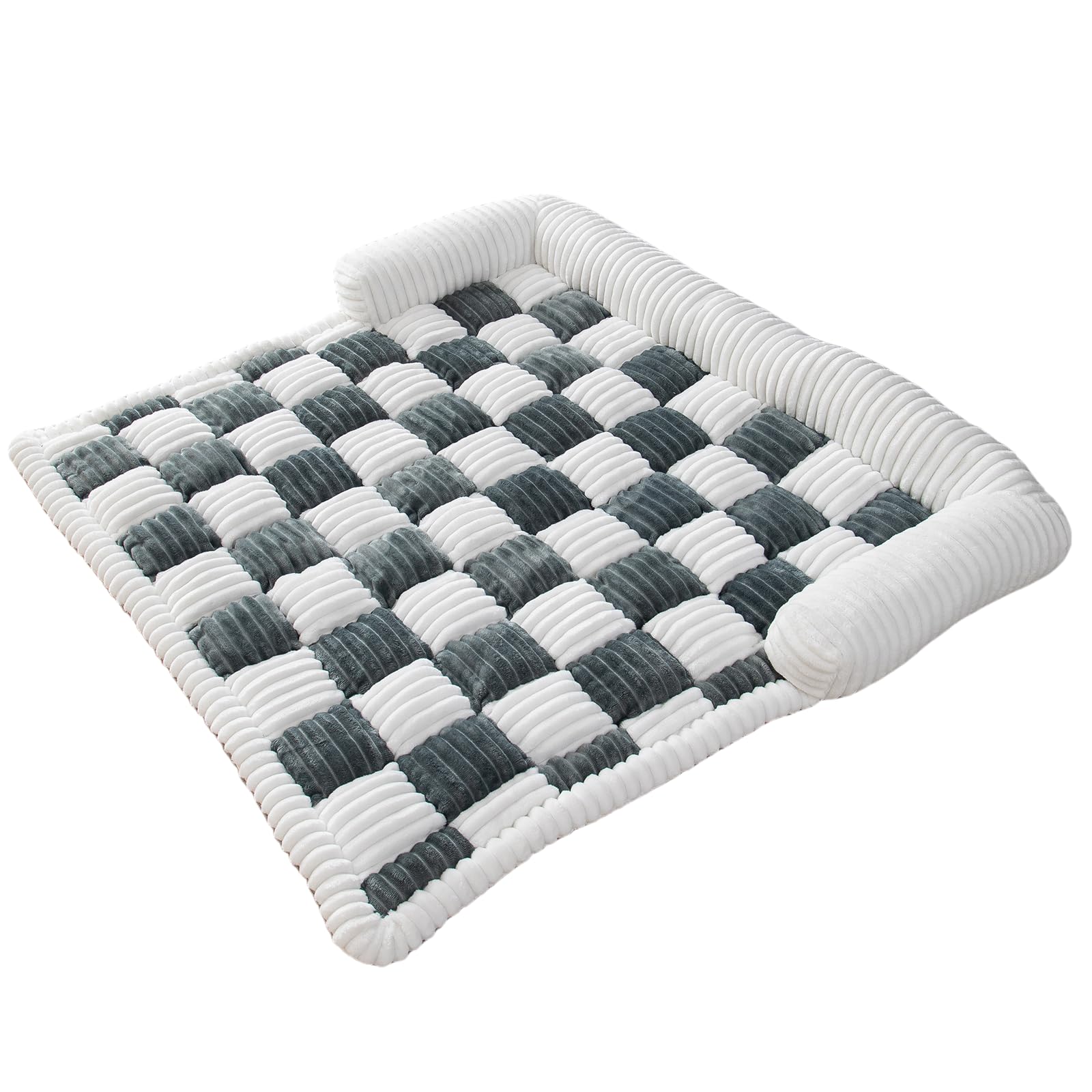 Topchances Housse de lit pour chien et chat – Housse de canapé pour animaux de compagnie – Tapis de protection de meubles pour animaux de compagnie – Gris bleu, 75 x 75 cm