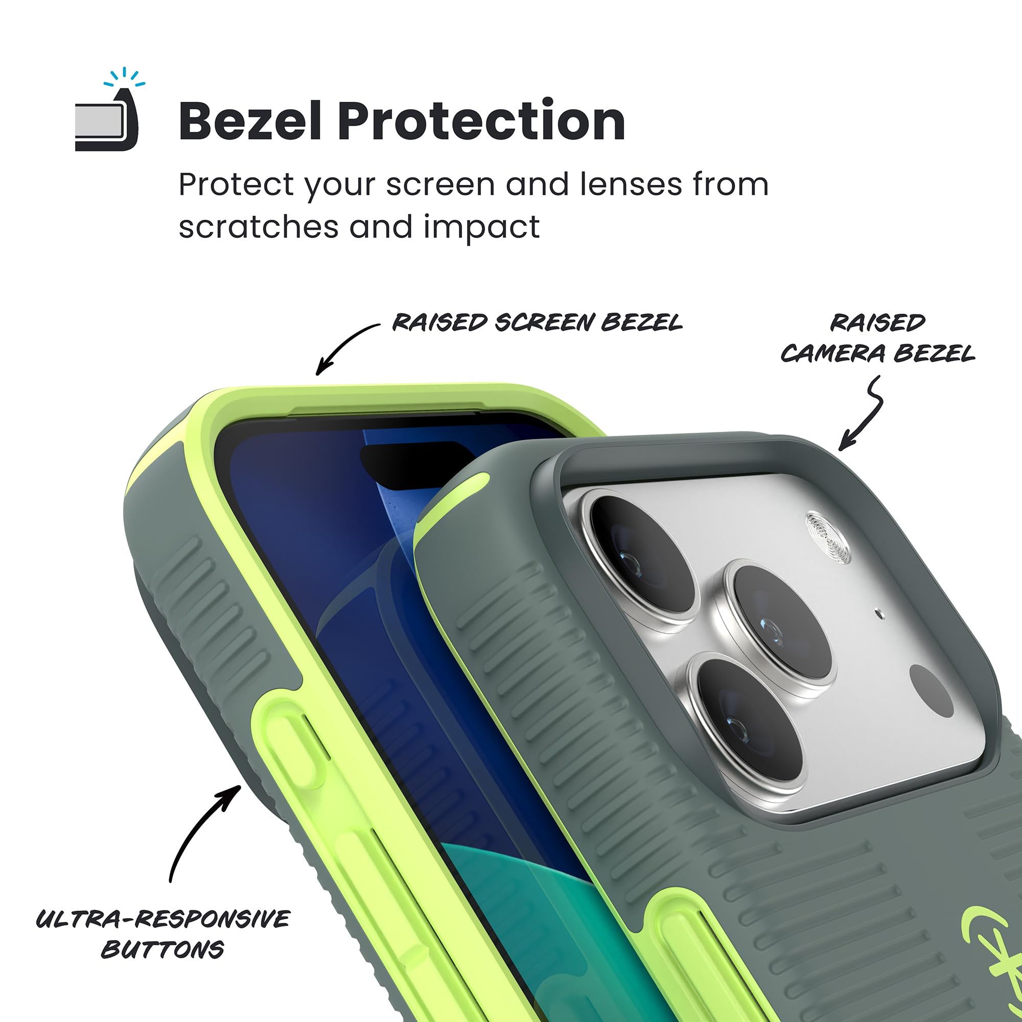 Amazon.com: Speck CANDYSHELL Grip +MS Case for iPhone 17 Pro - NEO