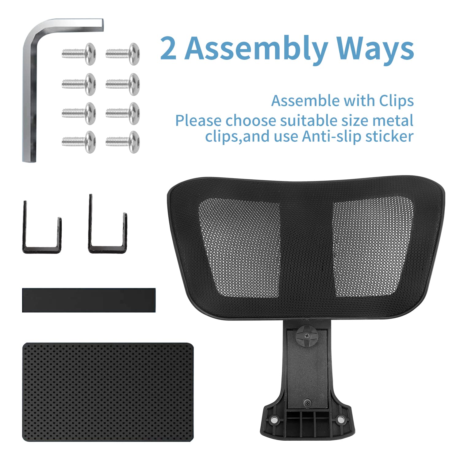 Total 96+ imagen clip on headrest for office chair Abzlocal.mx