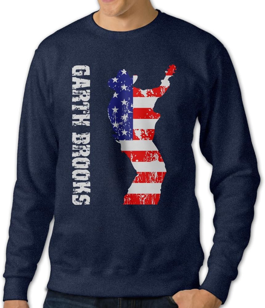 U9 Men's Garth Flag Logo Brooks Crew-Neck Sweater