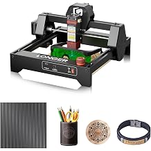 LONGER RAY5 Mini 3.5W Laser Engraver with 153.3X 153.3mm Mini Honeycomb Bed, 12000mm/min High-Speed Cutter for Wood,Acrylic, Leather, 130x140mm Engraving Area, WiFi, Emergency Stop Safety
