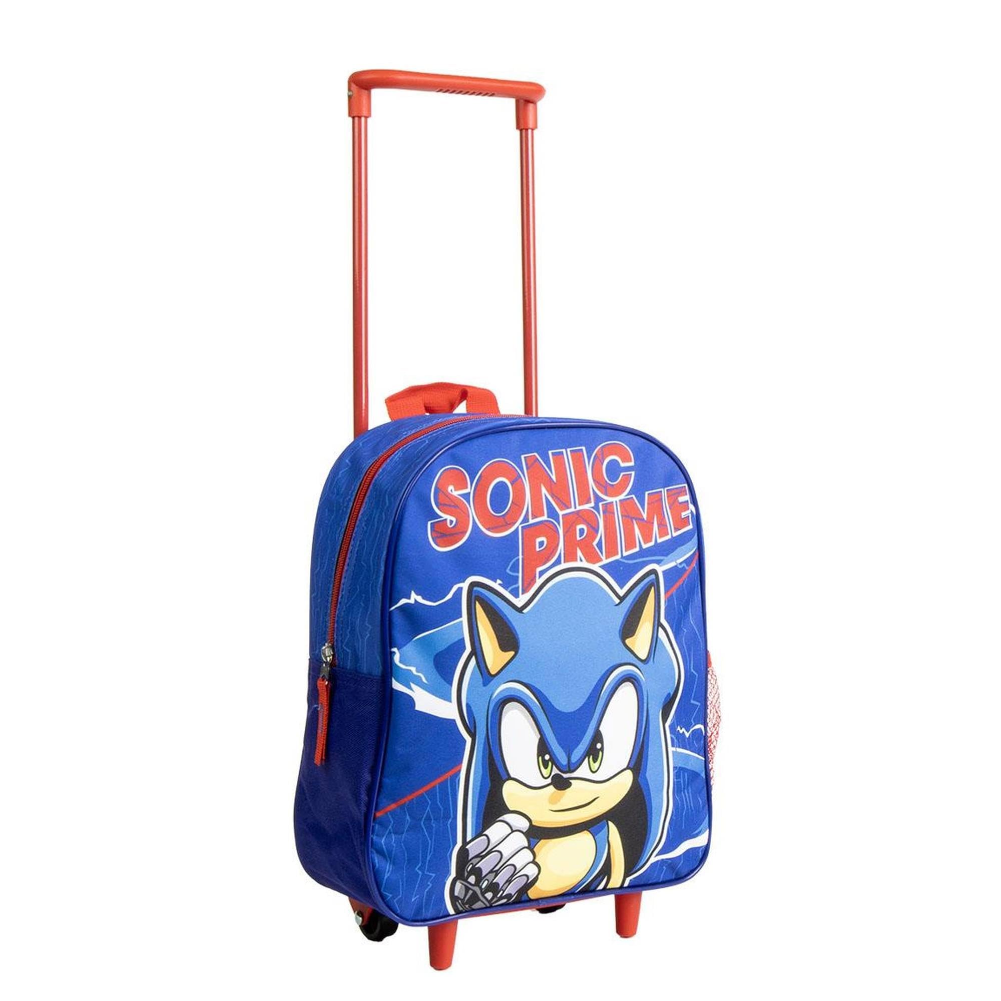 CERDÁ LIFE'S LITTLE MOMENTS Boy's Sonic Prime Trolley Backpack for Kids, BLU, One Size