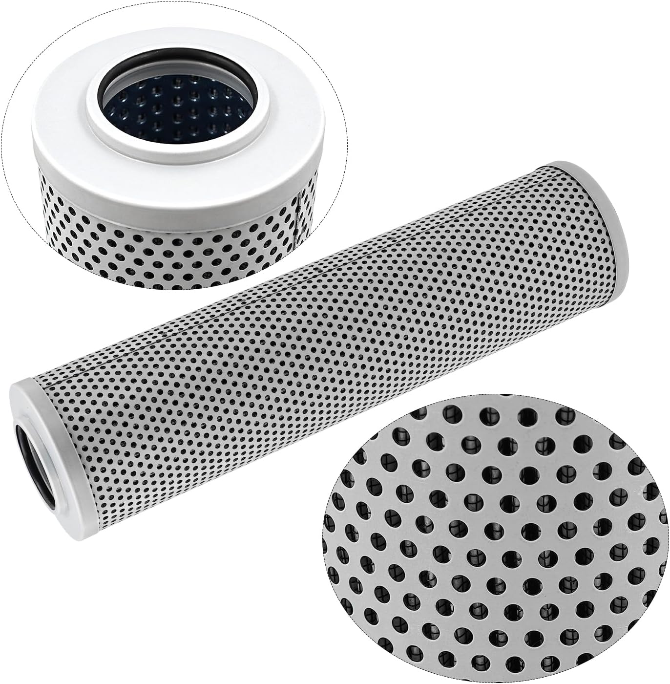 AT534507 Filter Kit Filter Pak Compatible with John Deere(30G/35G) Compact Excavator Replace# MIU800650, MIU801025, AT308568, MIU801267, 4294130, FYD00001540R, FYD00000374