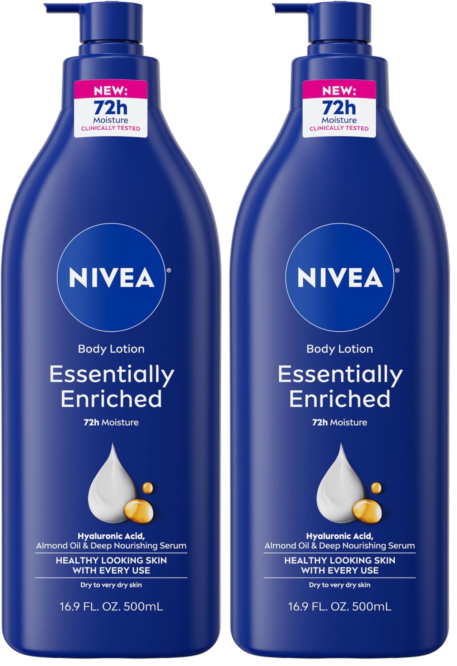 Essentially Enriched Body Lotion,Dry to Very Dry Skin, 16.9 Fl Oz, Package may vary (Pack of 2)