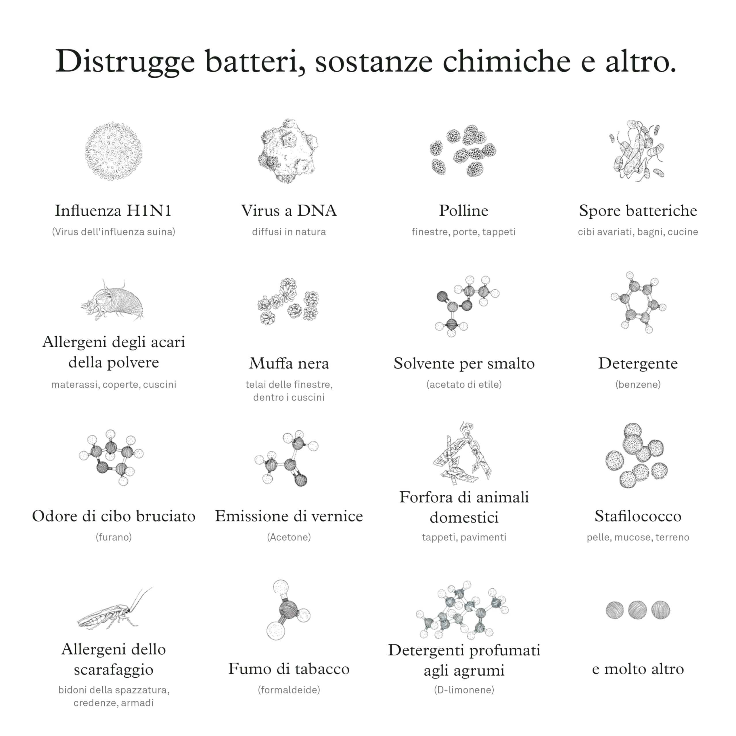 Molekule Filtro PECO per Air Mini e Air Mini+ Purificatori d'Aria - Filtro di Ricambio, Elimina Virus, VOC, Allergeni, Batteri, Muffa, Fumo - Nanotecnologia Avanzata, Sostituzione 6 Mesi
