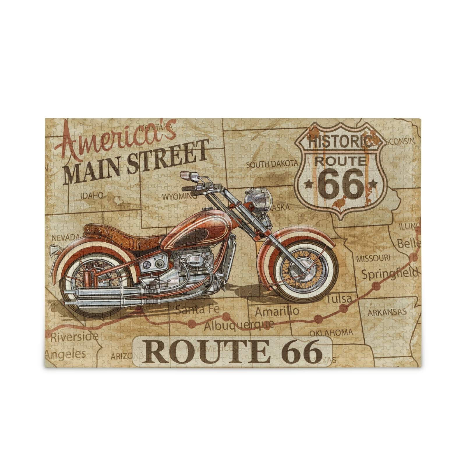 Historic Route 66 Jigsaw Puzzle 500 Pieces Vintage