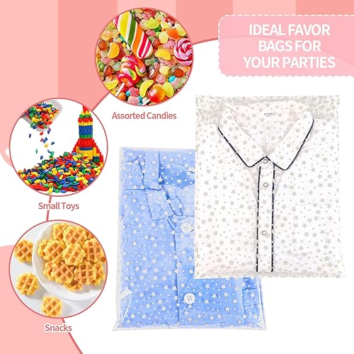 Miniatura 5 de 100 bolsas de celofán de 10 x 13 pulgadas, bolsas de celofán transparente autosellantes para envolver regalos, embalaje de dulces, postres,