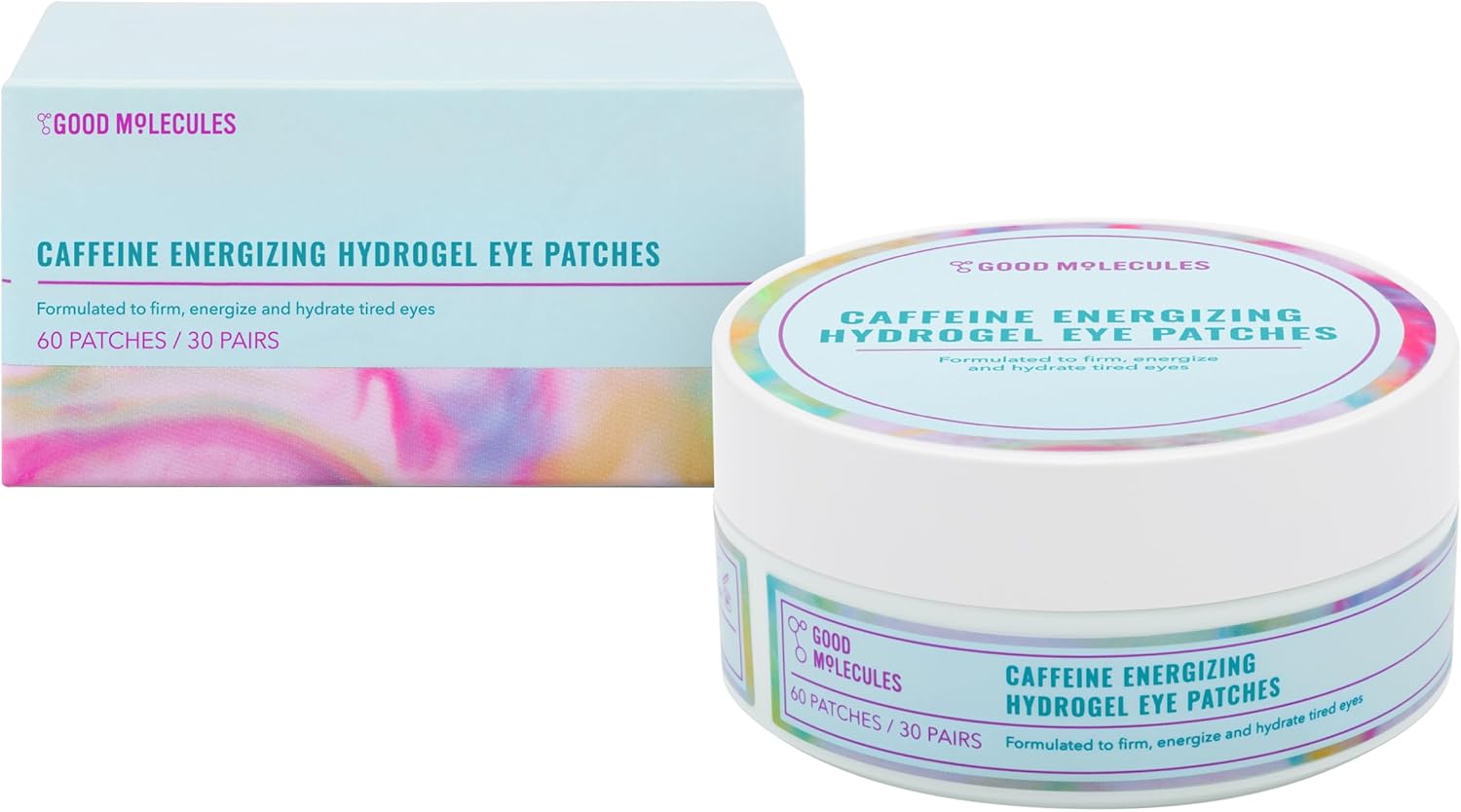 Good Molecules Caffeine Energizing Hydrogel Eye Patches Hydrogel Mask
