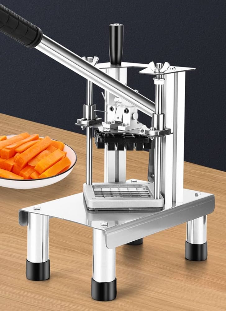 Stainless Steel French Fry Potato Cutter Machine Heavy Duty
