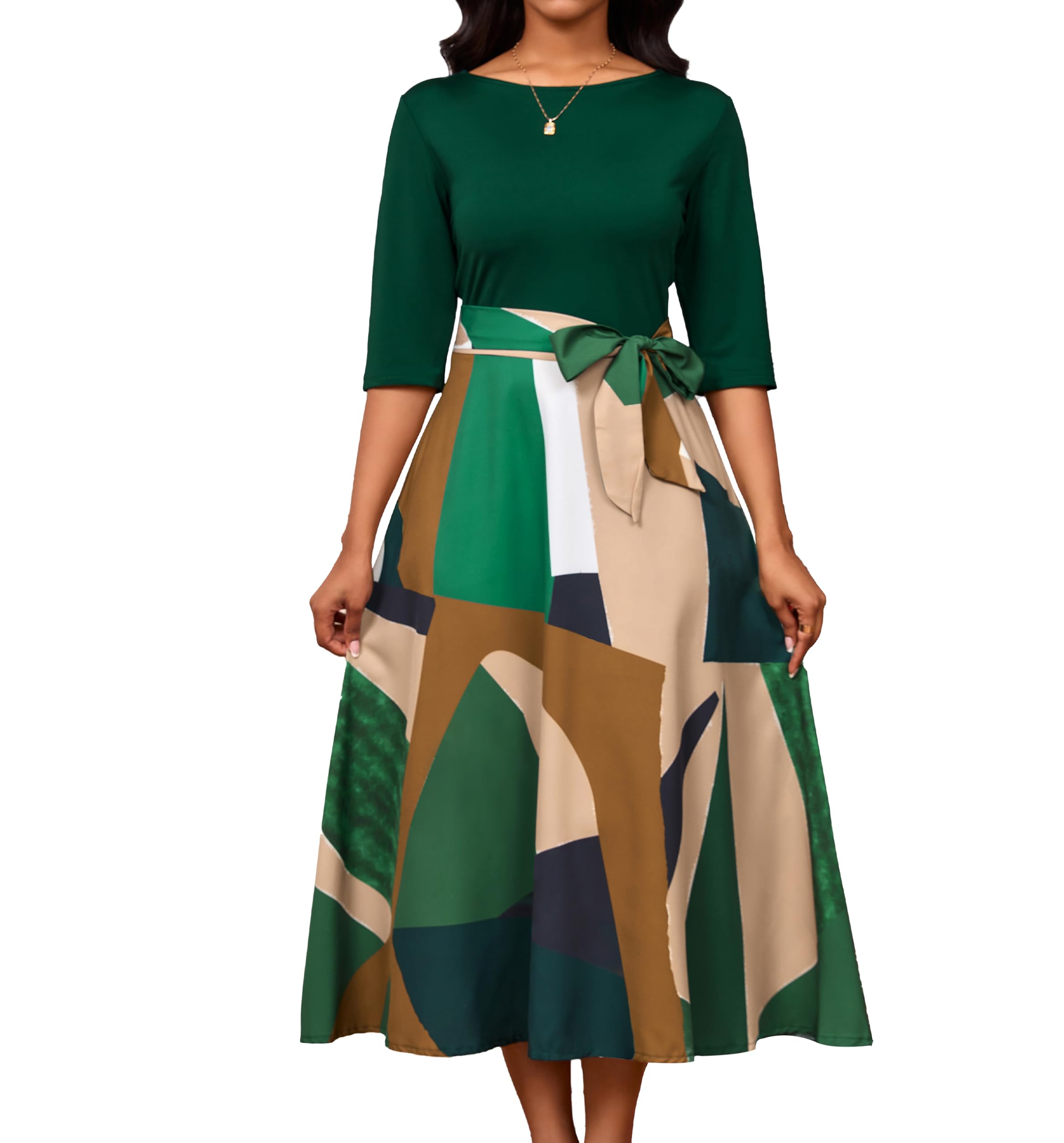 Church Dresses for Women 2026 Boho Maxi Dress African