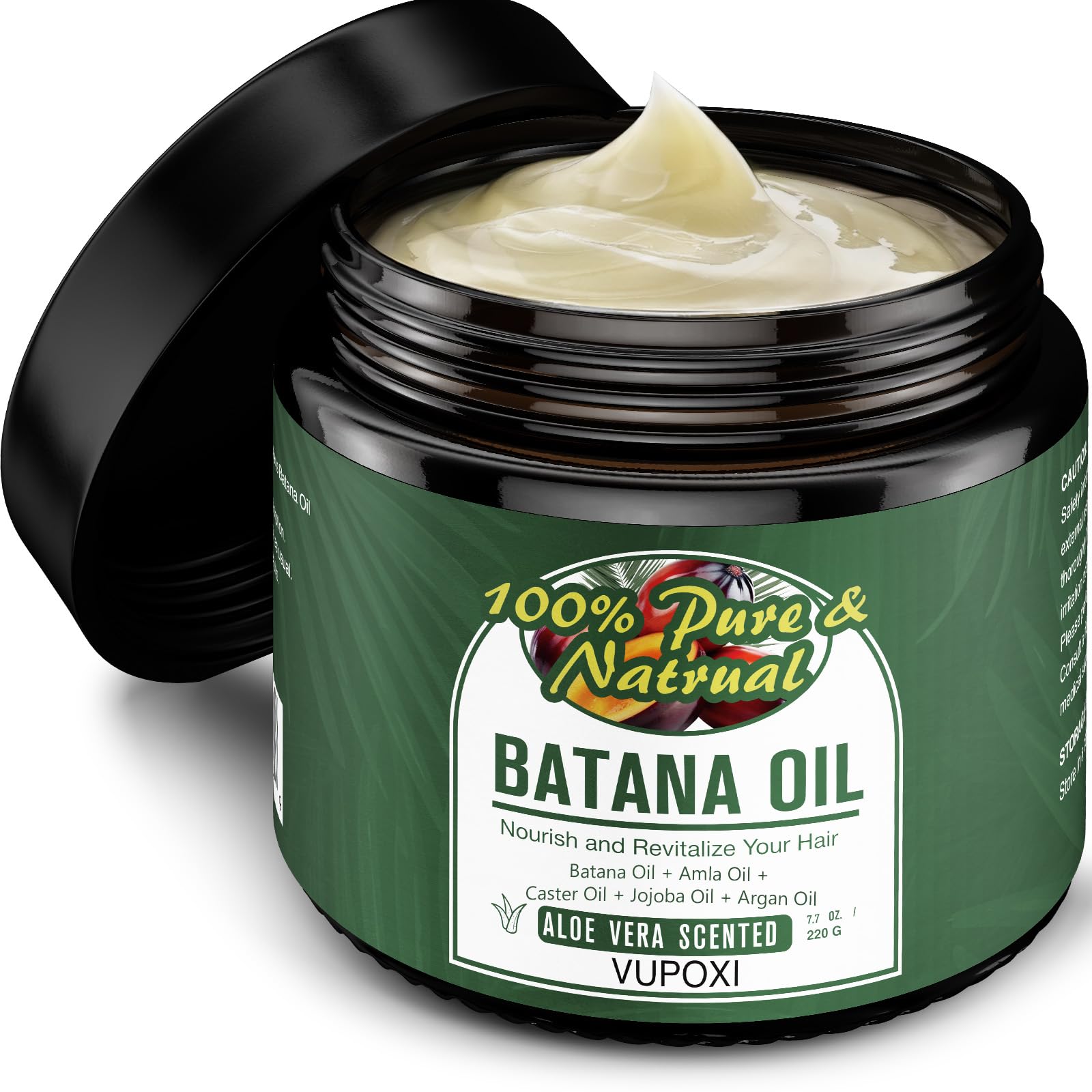 Batana Oil for Hair Growth, 5-In-1 Liquid Batana Oil with Amla,Jojoba,Argan and Castor seed - 180ml/6.3 fl.oz