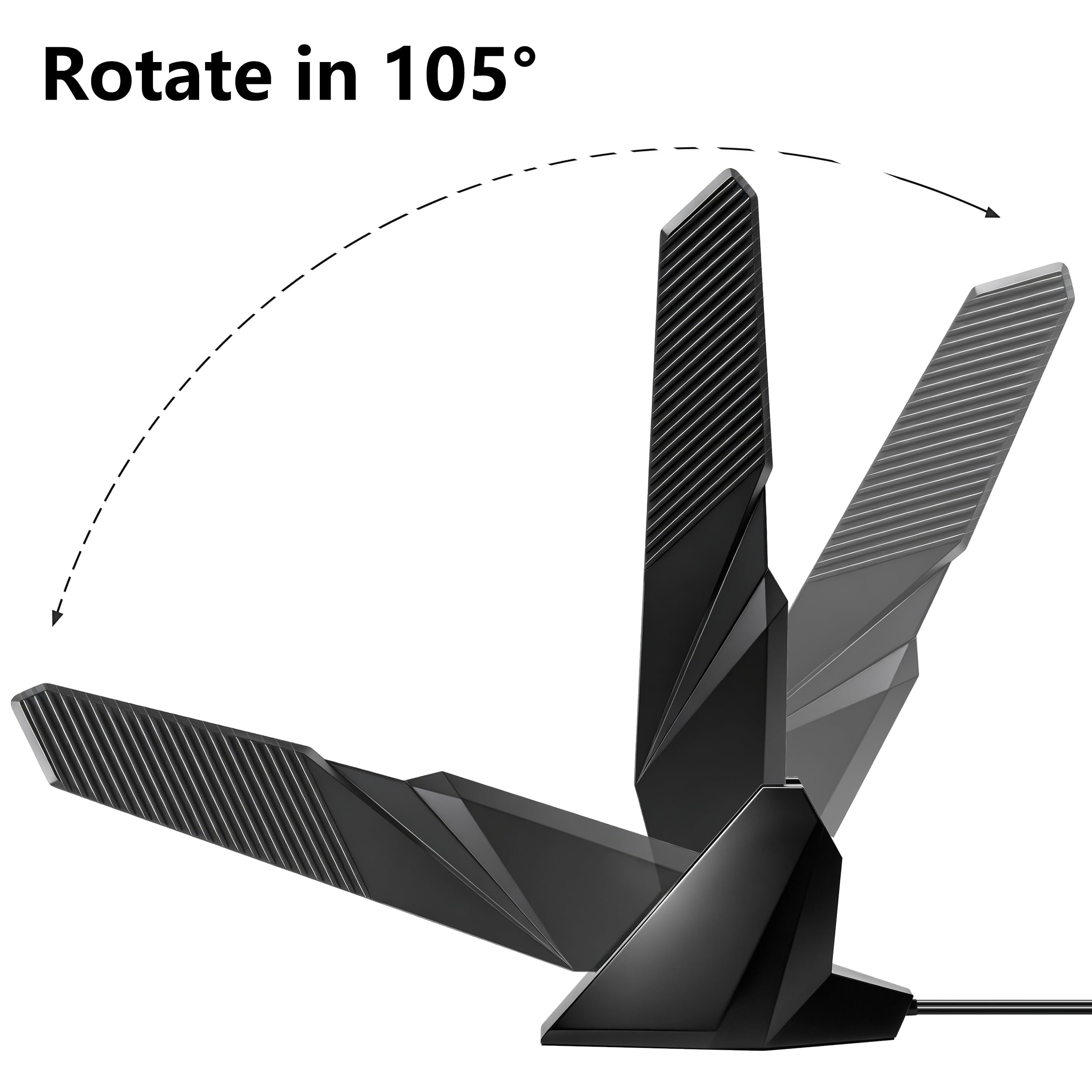 Antenne Externe WiFi 7 WiFi 6E Tri-Band avec Connecteur RP-SMA pour ASUS, Gigabyte Aorus Gaming Carte mère PCIe