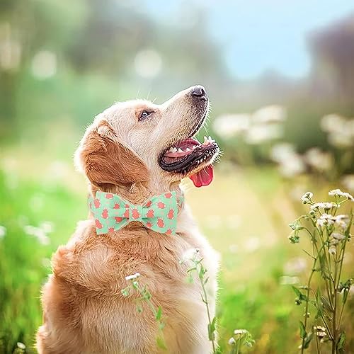 Miniatura 213 de Collar de perro con bandera estadounidense con pajarita, collar patriótico para perros pequeños, medianos y grandes, talla XS