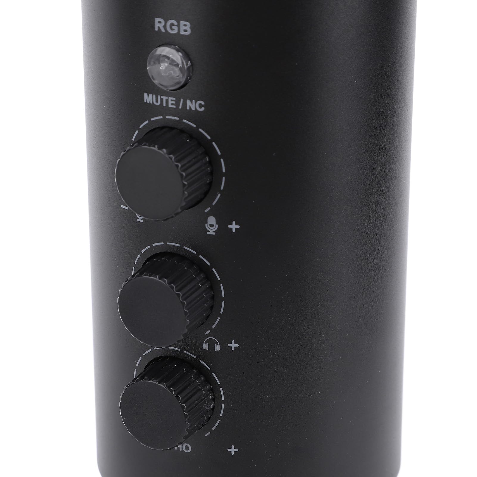 FILFEEL Mikrofon do Gier PC, Wyraźny Odbiór Dźwięku, Oświetlenie RGB, Regulowana głośność, Bezstratny Transfer Dźwięku, Karta Dźwiękowa HIFi USB, Mikrofon Pojemnościowy z Wyciszeniem, do
