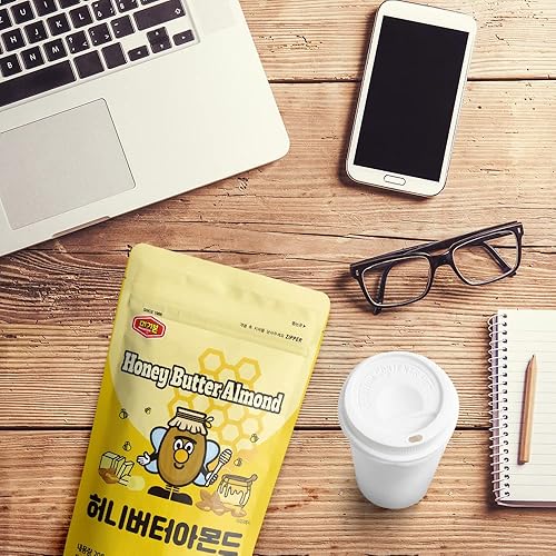 Miniatura 5 de MURGERBON oficial Día de San Valentín, bocadillo coreano de mantequilla de miel y almendra, paquetes de bocadillos de frutos secos, almendras
