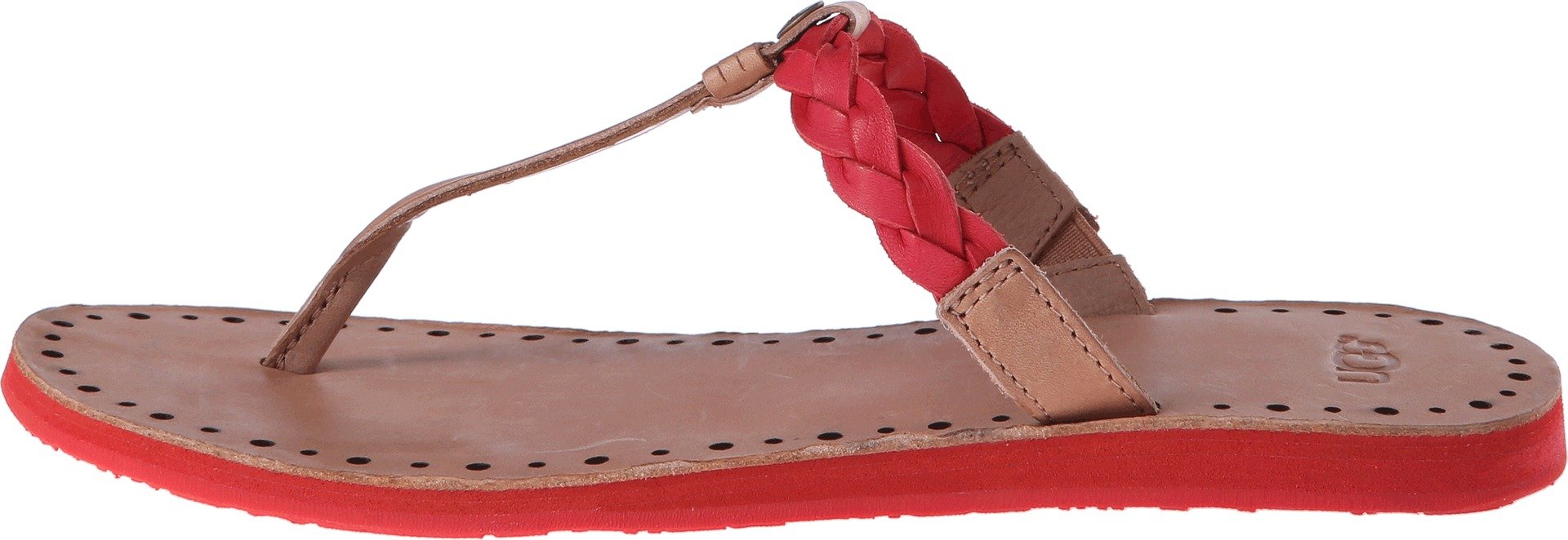 UGG Womens Bria Tomato Soup Thong Sandal - 10