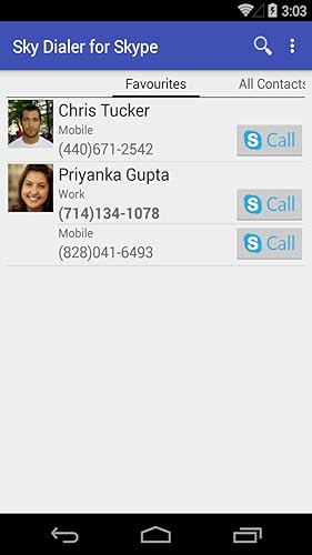 Sky Dialer for Skype