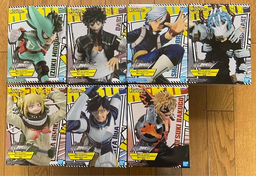 Amazon | 未開封 ヒロアカ 造形Academy フィギュア 7種セット