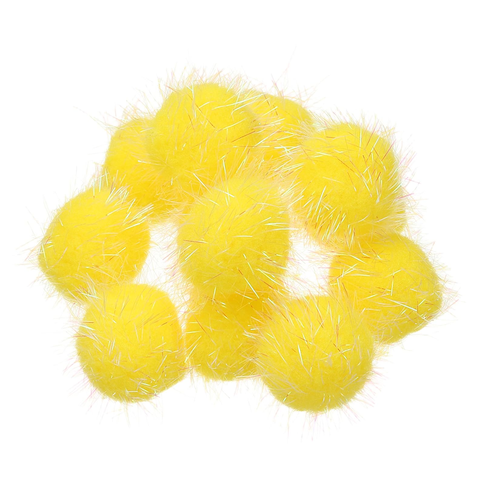 Pompons brillants pour chats et décoration de fête jaune PATIKIL pour animer votre intérieur