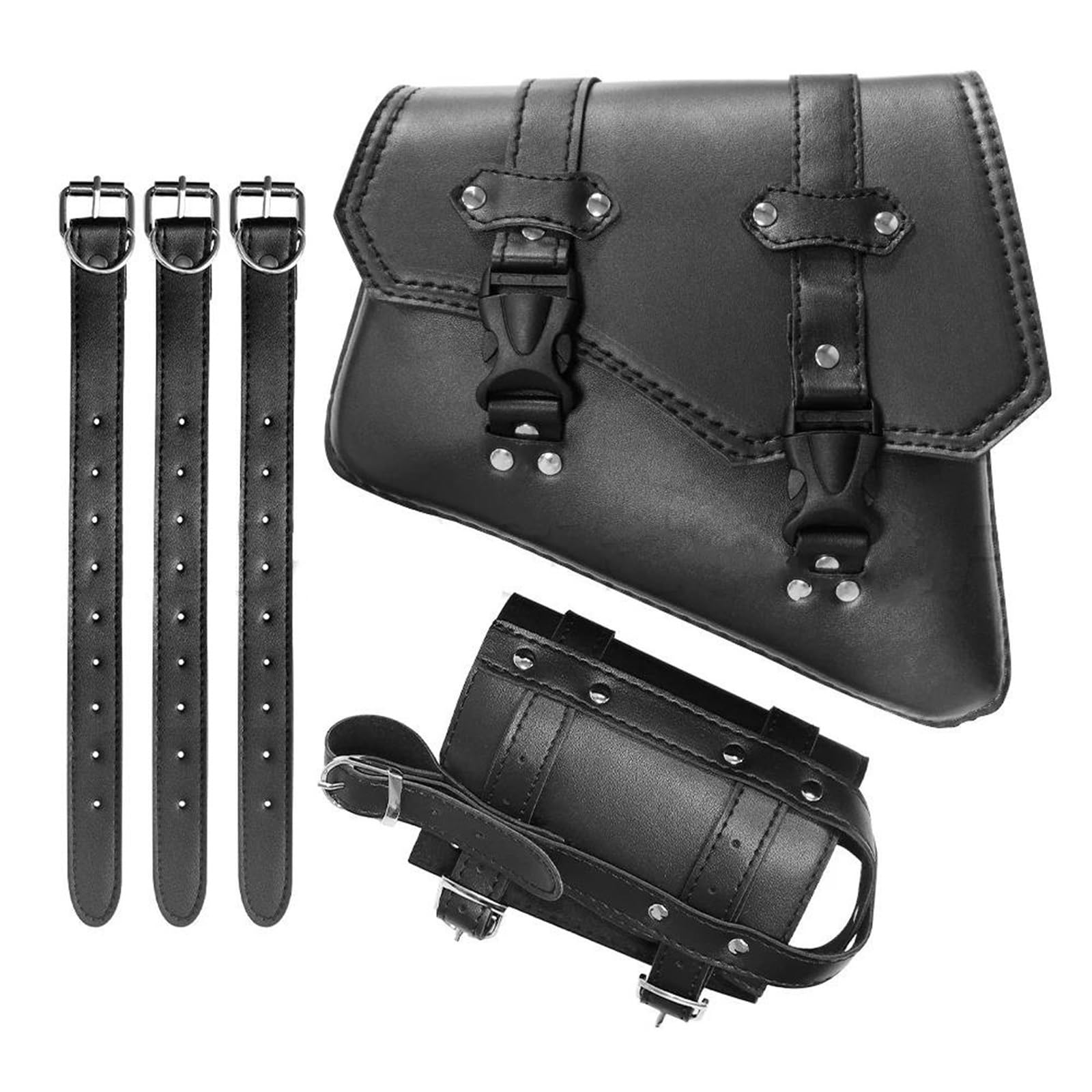 Sac Rangement Siege Arriere Moto Sacoches Latérales pour Moto pour Softial pour Dyna Sacoche Latérale De Voyage Grande Capacité Arrière Etanche Latéral