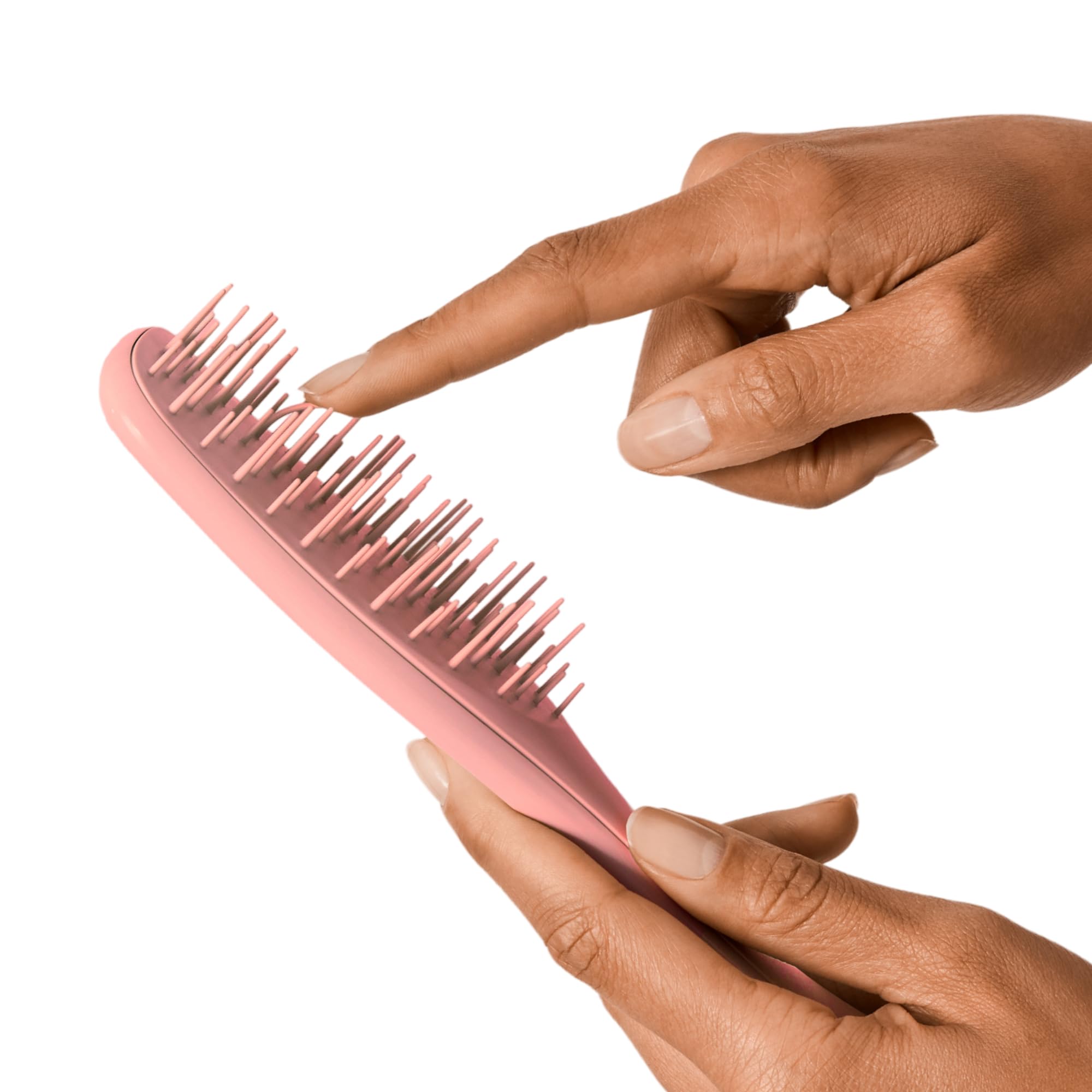 Tangle Teezer Extra Gentle Ultimate Detangler Hairbrush - Cepillo Desenredante Delicado para Pelo Seco y Mojado - Púas de Separación Amplia para un Desenredado Suave - Menos Caída y Rotura - Azafrán