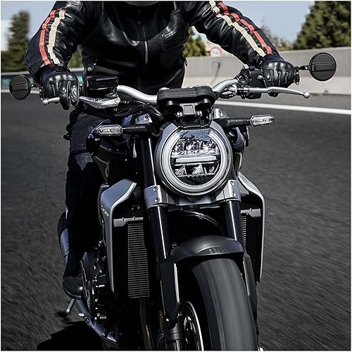 Miniatura 4 de Espejo de motocicleta compatible con MT07 MT09 R1 R3 compatible con Cafe Racer CB125R CBF125 Z900 Z750 Scooter Espejo de bicicleta (color  paquete