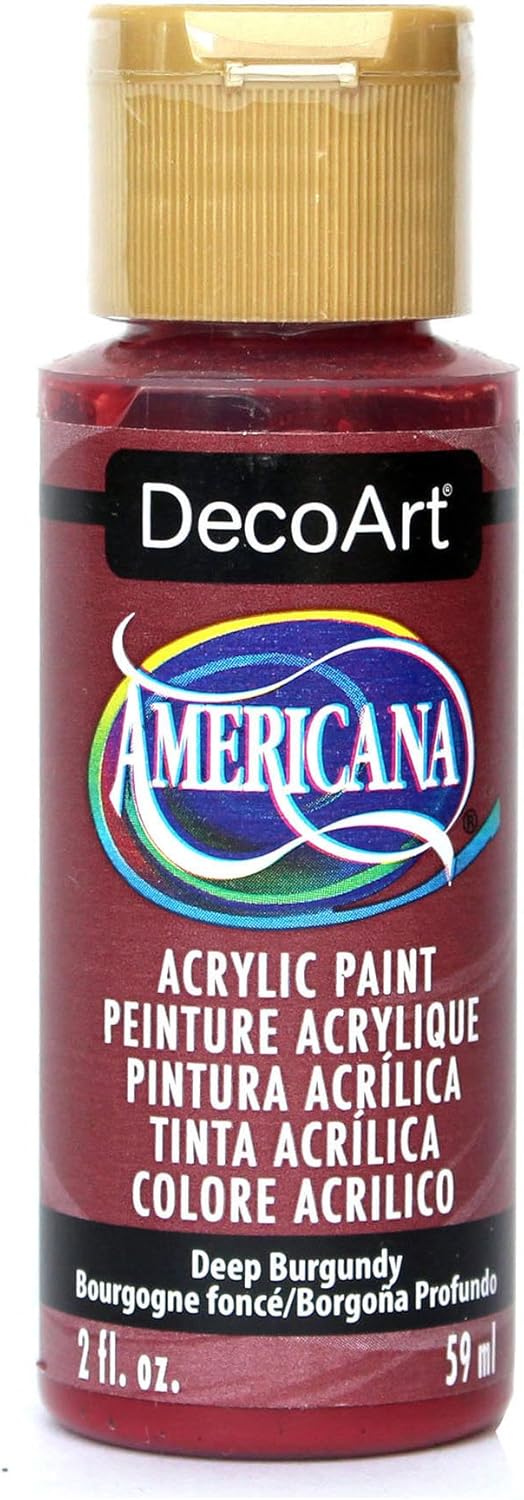 Deco Art Americana Peinture Acrylique 2 oz Multiusages, Bordeaux foncé