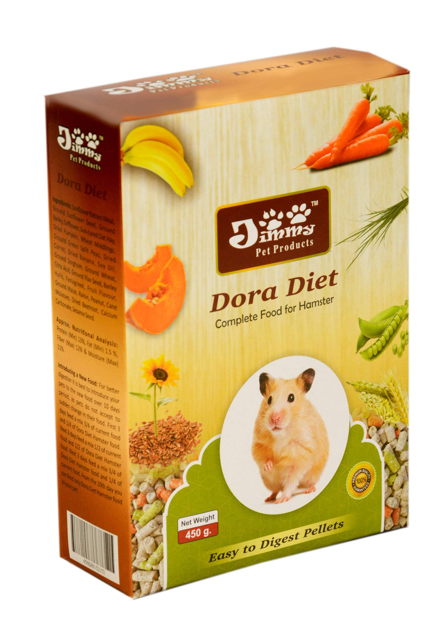 Jimmy Pet Products Dora Diet Food for Hamster (400gm) (B07K2FKDTW) Amazon Price History, Amazon Price Tracker