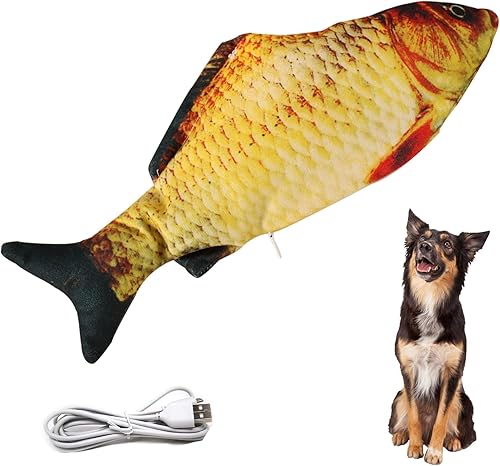 Miniatura 7 de Flopping Fish - Juguete de ejercicio interactivo para perros pequeños y medianos