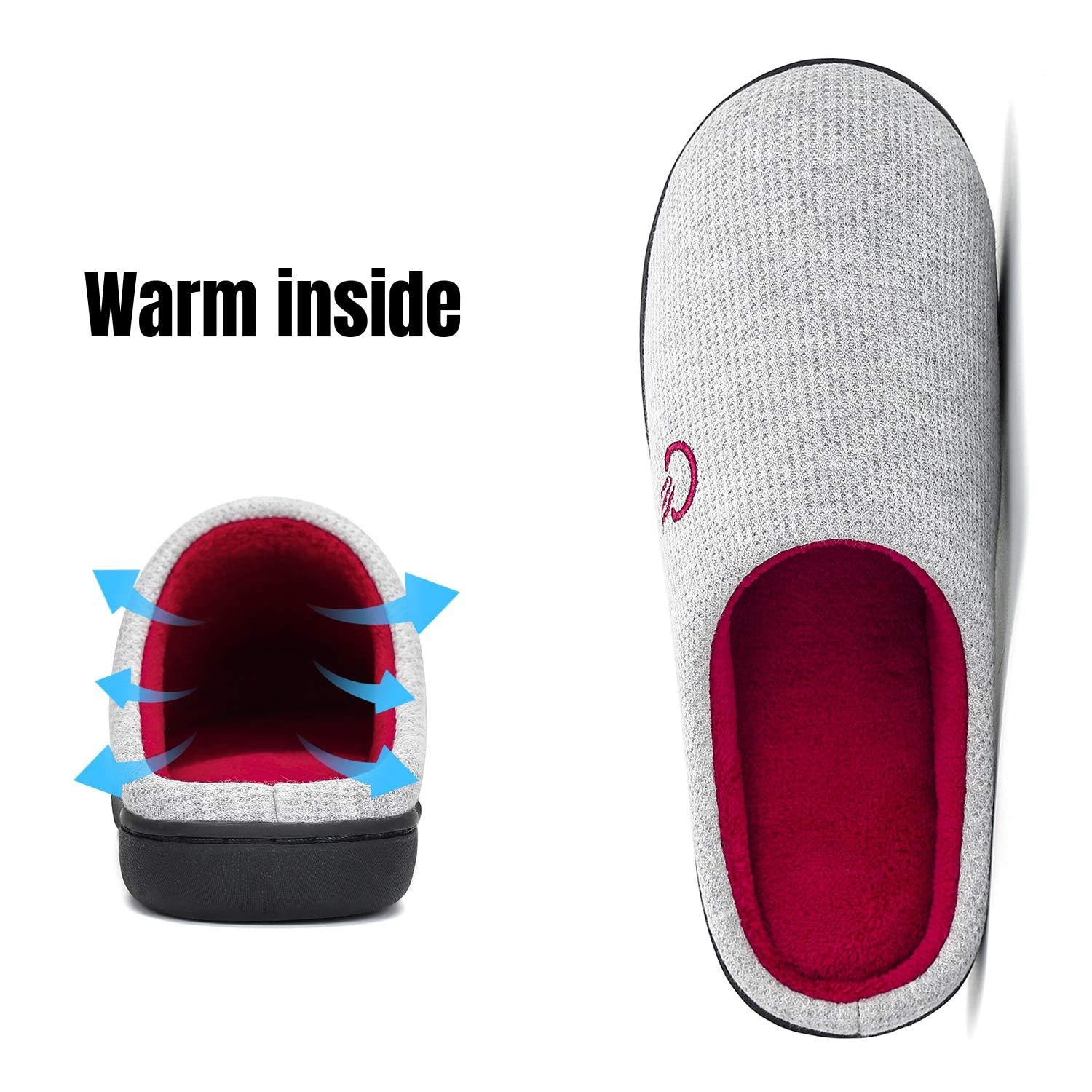 Mishansha Pantofole Uomo in Memory Foam da Donna Pantofole Morbide e Calde per la Casa Taglia 36-47 EU