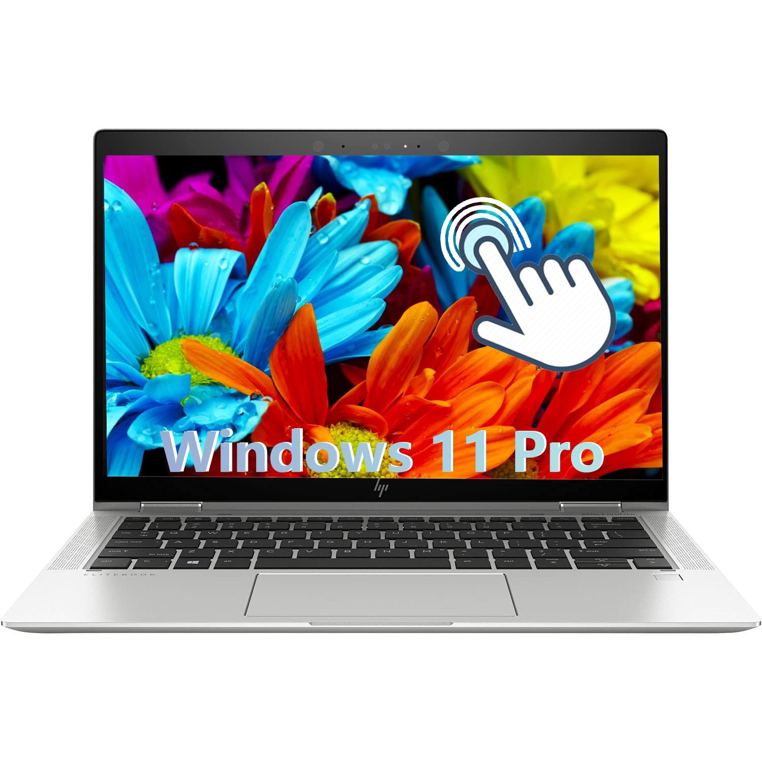 HP EliteBook X360 1030 G3 Ordinateur portable à écran tactile 13,3" FHD Intel Core i5-8350U, 8 Go de RAM, SSD 256 Go, clavier QWERTY japonais, Windows 11 Pro (reconditionné)