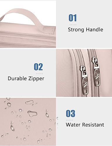 Miniatura 12 de MATEIN Estuche organizador de artículos electrónicos, bolsa de almacenamiento de cables grande, funda de transporte resistente al agua con asa, Gris