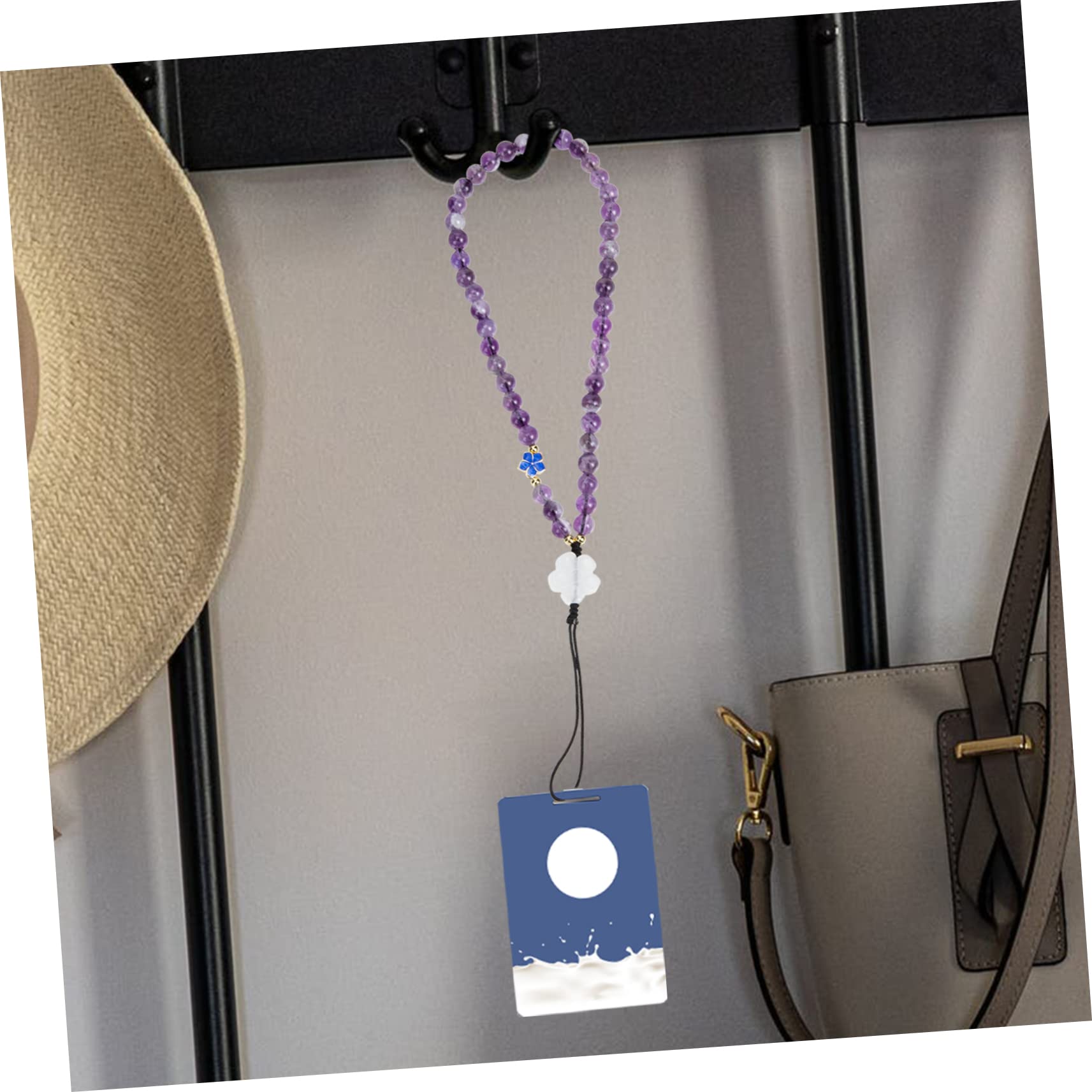 Gadpiparty Dije De Amatista Para Teléfono Móvil Dijes Lazo De Cuentas Dije Para Teléfono Cadena Retro Para Billetera Joyería De Hadas Correa Para Teléfono Accesorios Dorados Para
