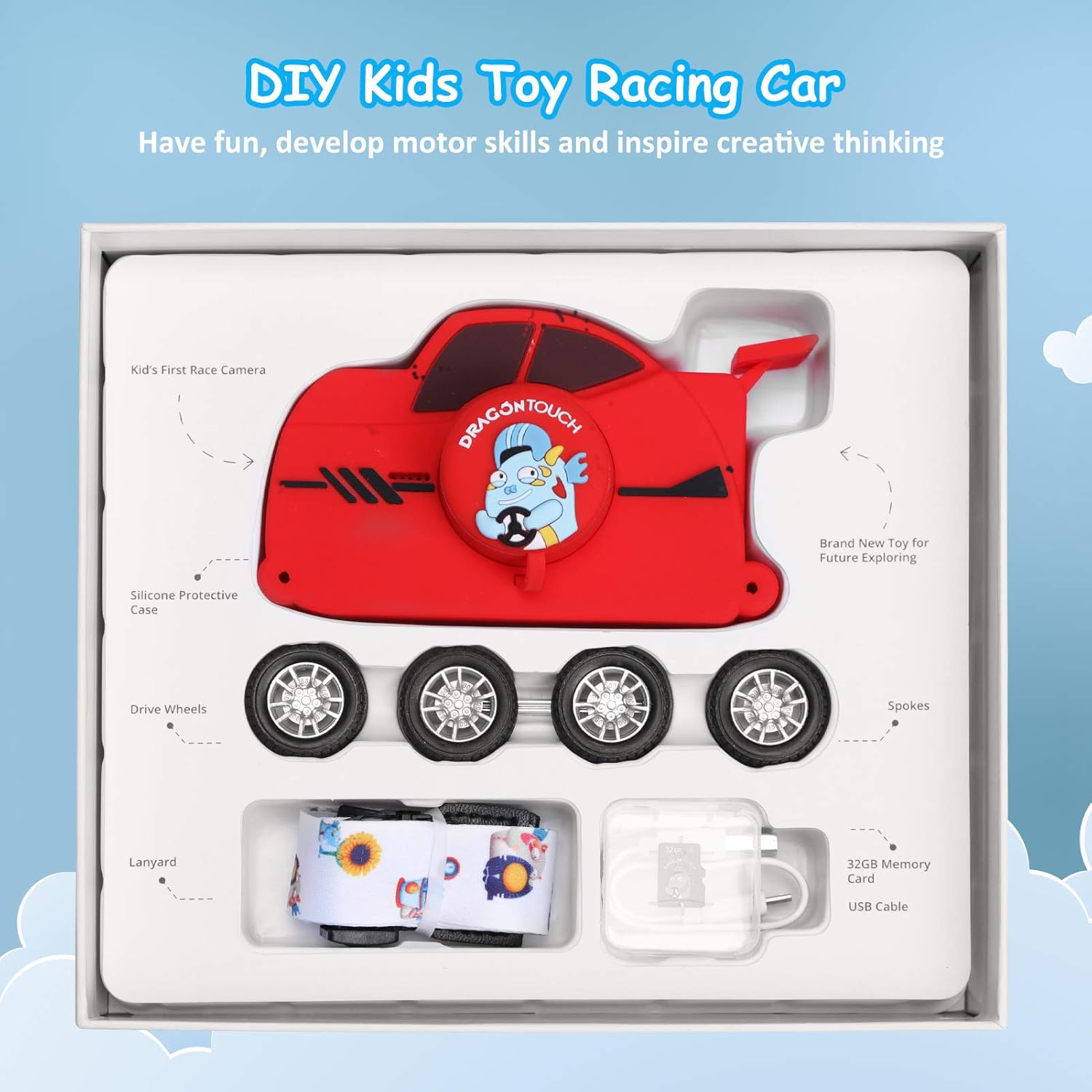 Exсluѕіvе Dіѕсоunt 50% Prісе Dragon Touch Kids Camera, Kids Digital Camera with 48MP 3’’ IPS HD Touch Screen,, Camera for Kids Built-in WiFi& App Sharing (WT00)